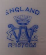 Wileman 1890 - 1891

Variations may omit "England" or include "Made in England"