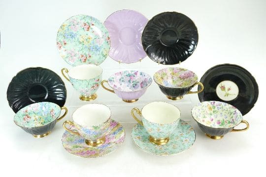 Shelley chintz cups and saucers