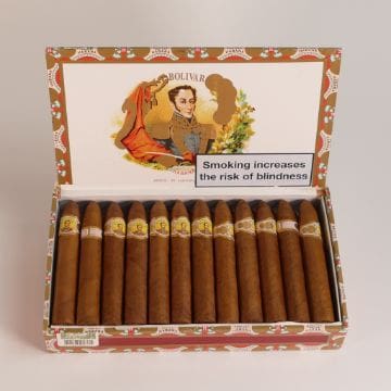 box of 25 BOLIVAR BELICOSOS FINOS Cigars