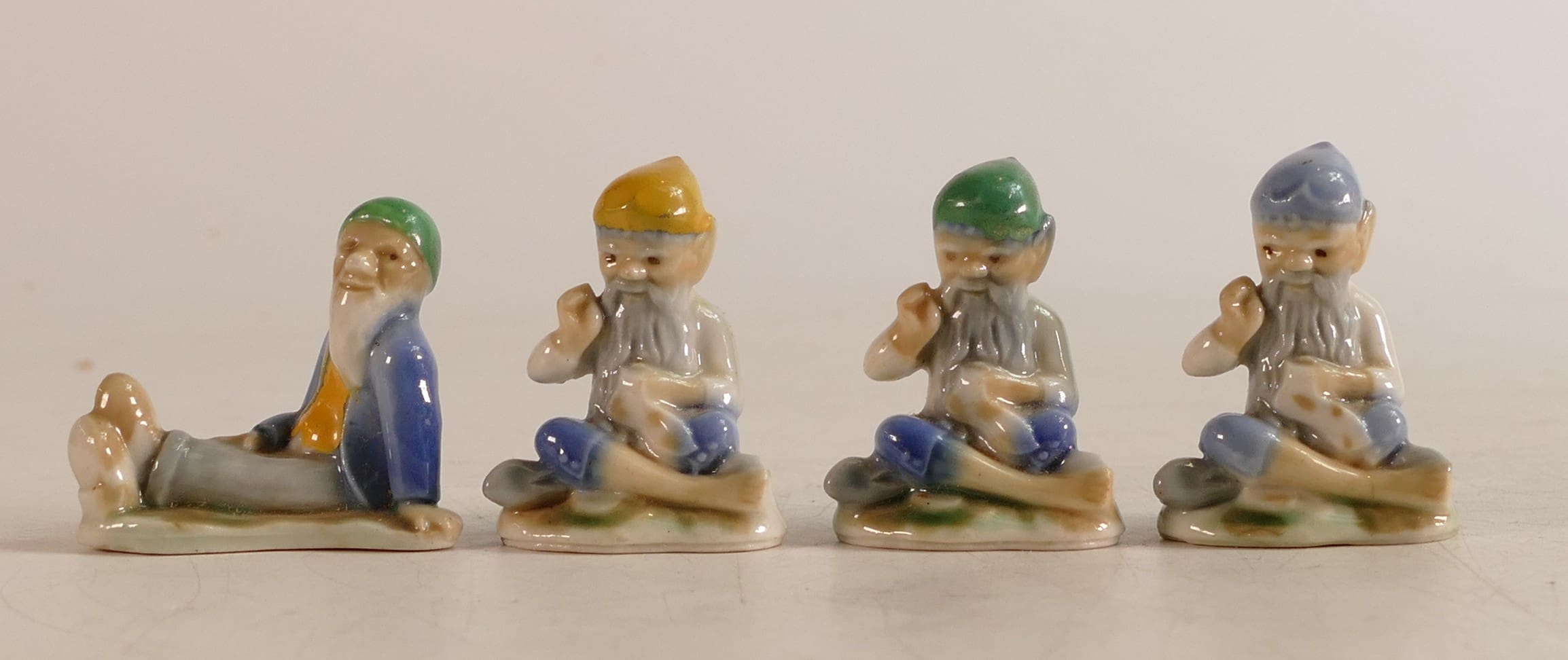 Four Wade Hollowbase Prototype Gnomes 