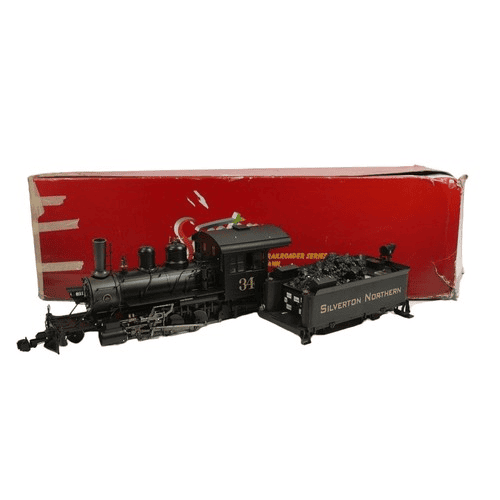Bachmann Spectrum Master Railroader Series G gauge, 1:20.3 scale narrow gauge model railways, 81297 DCC ready, Silverton & Northern no.34, boxed. Untested.